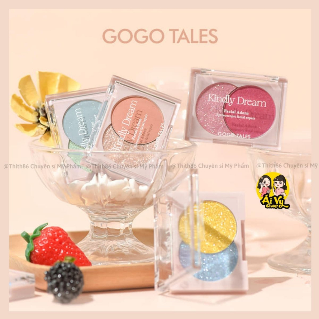 Phấn Mắt Bỏ Túi 2 Ô GOGO TALES Pocket Double GT507 - GOGOTALES