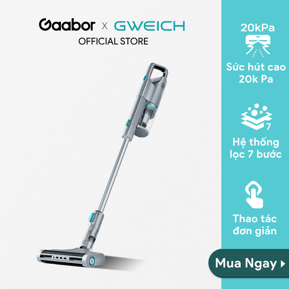 áy hút bụi cầm tay lốc xoáy cực mạnh GWEICH GWV-20W06 lực hút 20000PA, công suất 550W