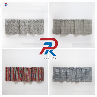 Rèm canvas ngắn rèm bếp rèm tủ dán tường đa năng/ rèm luồng rpk017