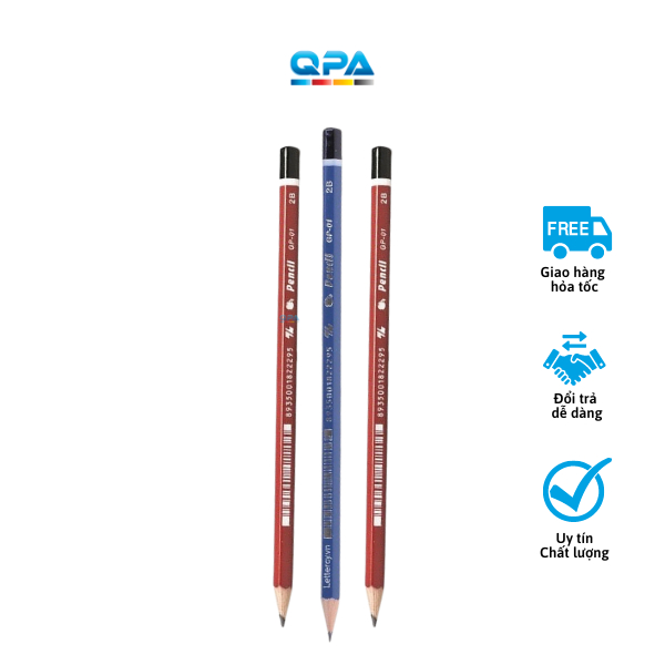 Combo 5 Bút chì gỗ 2B Thiên Long GP-01