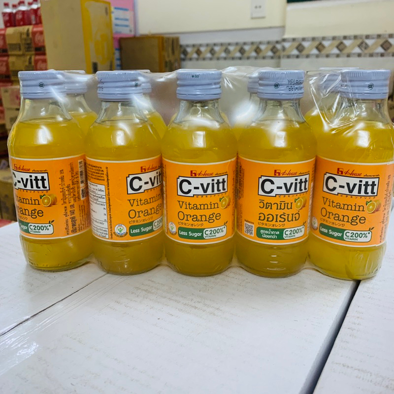 Nước vitamin C C-VITT - Bổ sung Vitamin C - Tăng đề kháng, giảm stress, sáng da tự nhiên - Chai 140ml