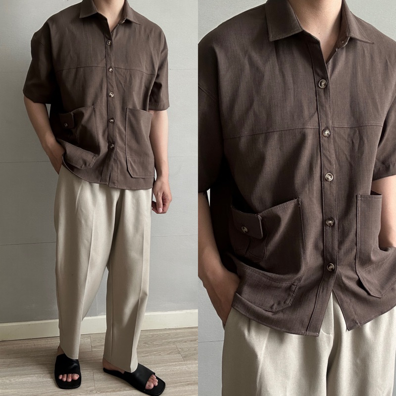 Quần vải nam ống suông vải quần tây - ARIS PANTS