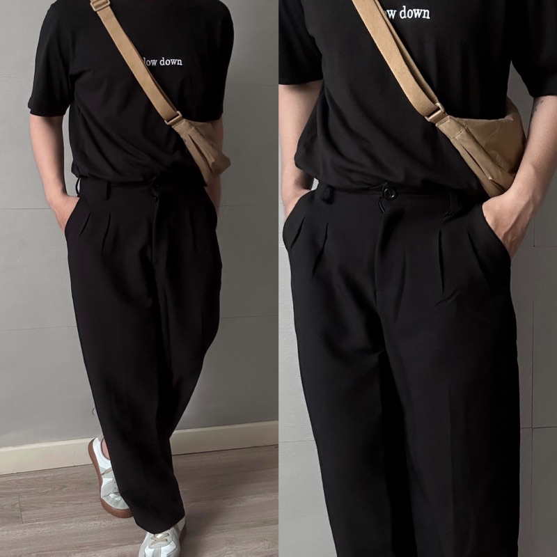 Quần vải nam ống suông vải quần tây - ARIS PANTS