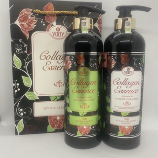Dầu gội cặp colagen essence yody phục hồi và kích thích mọc tóc 800mlx2