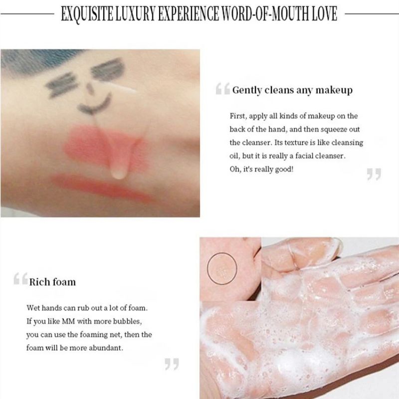 Chai Sữa Rửa Mặt Tạo Bọt Kiêm Tẩy Trang 150ml Chiết Xuất Tình Chất Lá Trà Xanh Giúp Làm Sạch Bụi Bẩn, Tẩy Trang Cho Da