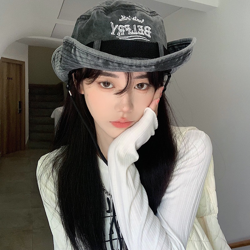 Mũ bucket 4 màu phối dây [22.oooth]