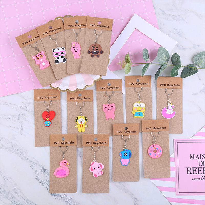 💜Móc Khoá Hoạt Hình Cute, Quà Tặng Dễ Thương, Móc Khoá Silicon Giá Rẻ Buôn Sỉ Bukao