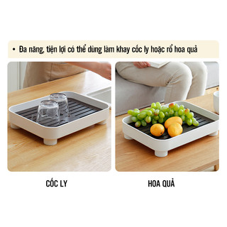 Khay bàn trà nhựa cao cấp