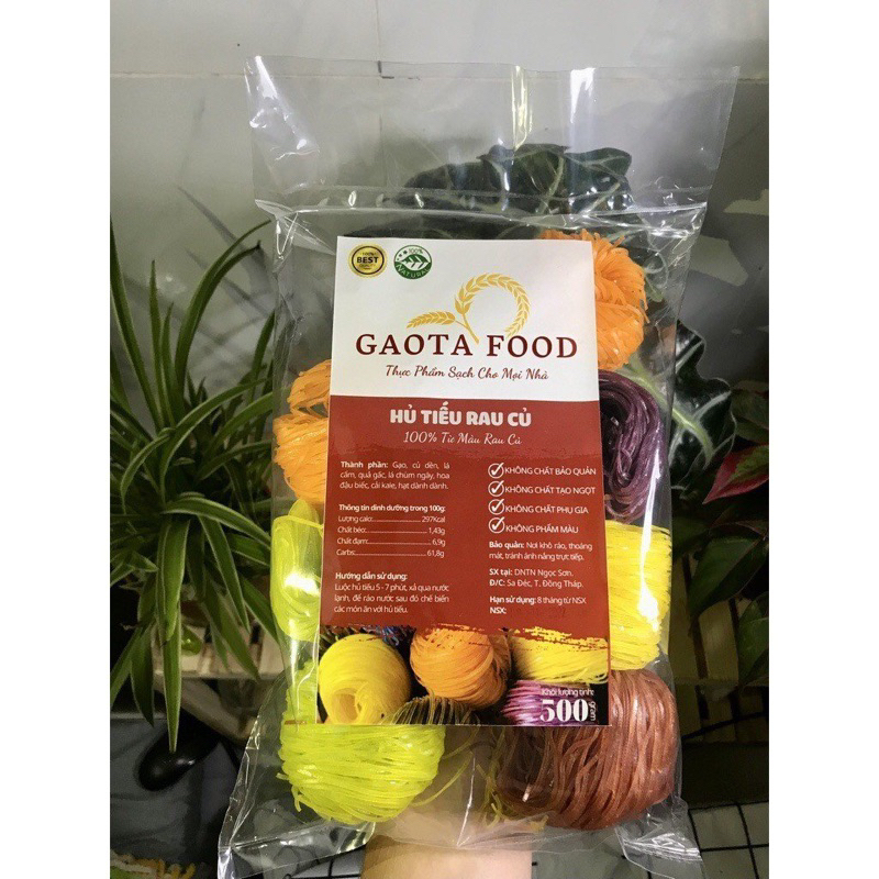 Mì Rau Củ Giảm Cân GAOTA 500g