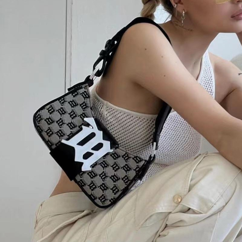 Túi nữ MISB monogram kiểu dáng kẹp nách sang xịn fullbox làm quà tặng