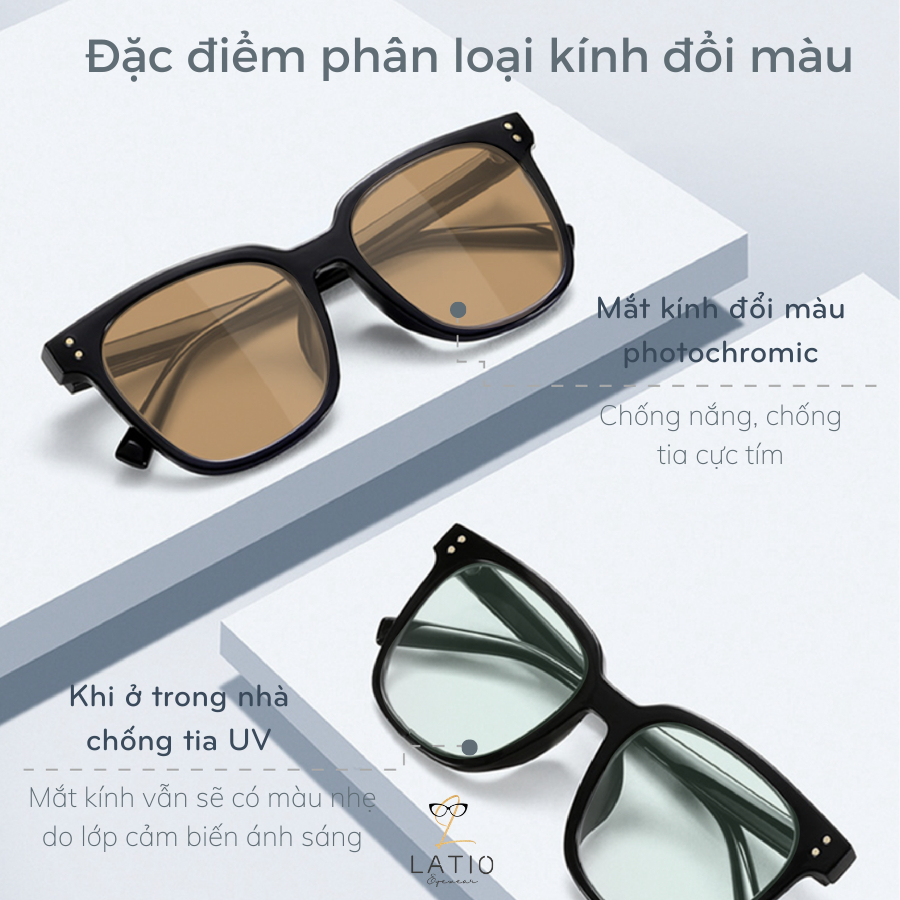 Kính râm nam nữ, kính mát LATIO kính thời trang cao cấp 2023 được thiết kế 2 chấm kết hợp với nhiều tone màu đẹp - KM42