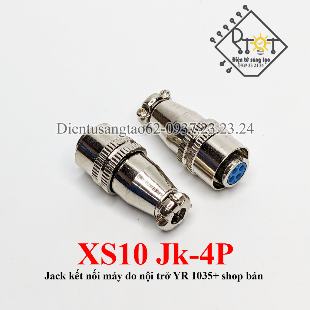 Jack XS10Jk - 4PY 4 CHÂN CÁI Dùng cho đồng hồ đo nội trở Yr1035