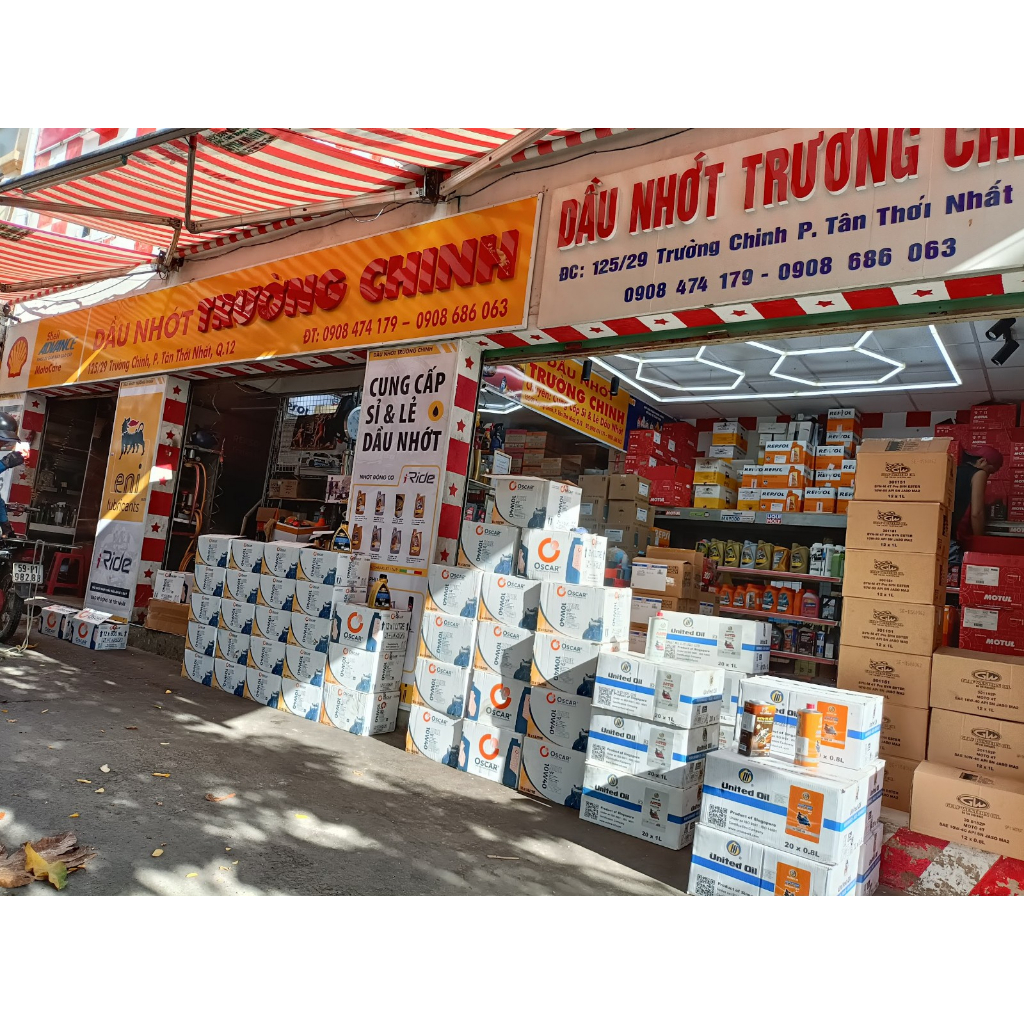 Nhớt Oscar Super tổng hợp 10W40 hàng nhập khẩu dành cho xe số