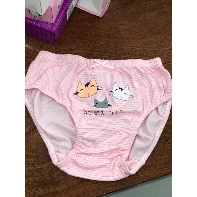 Sét 5 quần chip kháng khuẩn cho bé gái chất cotton xuất Hàn cao cấp từ 6-13 tuổi (16-37kg) giao màu ngẫu nhiên