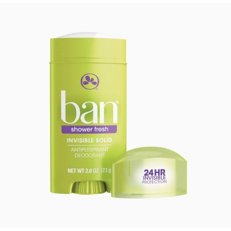 Lăn khử mùi BAN UNSCENTED - SHOWER FRESH  - Hàng Canada.