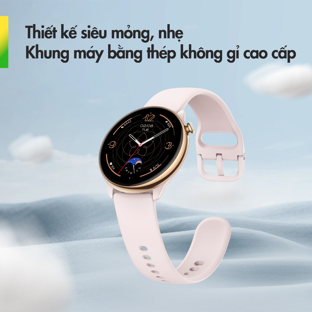 Đồng hồ thông minh Amazfit GTR Mini | Thiết kế nhỏ gọn - Thép không gỉ | Hàng Chính Hãng