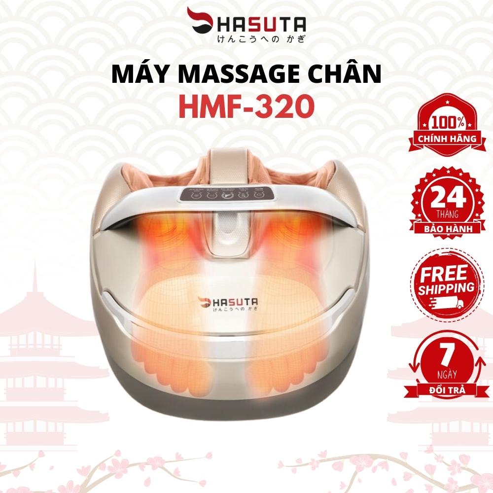 Máy massage chân Hasuta HMF320 chính hãng mát xa bàn chân Nhật Bản hồng ngoại rung xoa bóp matxa trị liệu - BH 5 năm
