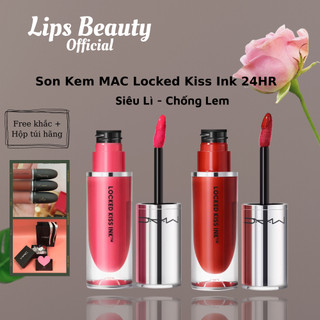 Son Kem MAC Locked Kiss Ink Siêu Lì, Không Lem, Lips beauty official