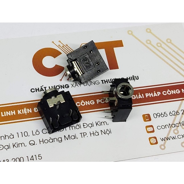 PJ-307 3F07 Jack audio 3.5mm 5 chân hàn(10c)