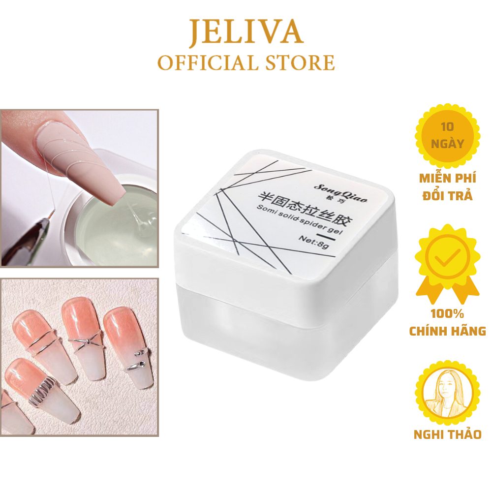 Gel nhện trong suốt chà tráng gương 8g JELIVA