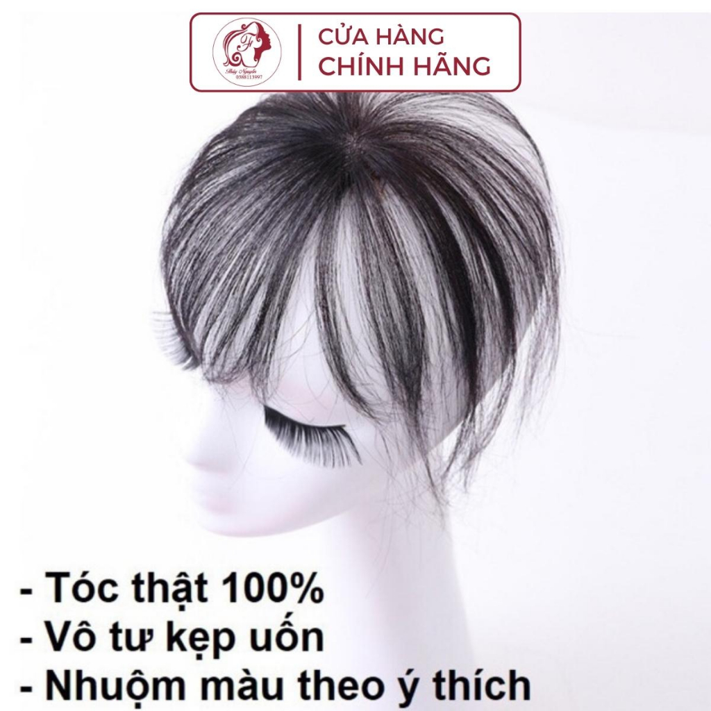 Tóc mái 3D 100% làm bằng tóc thật
