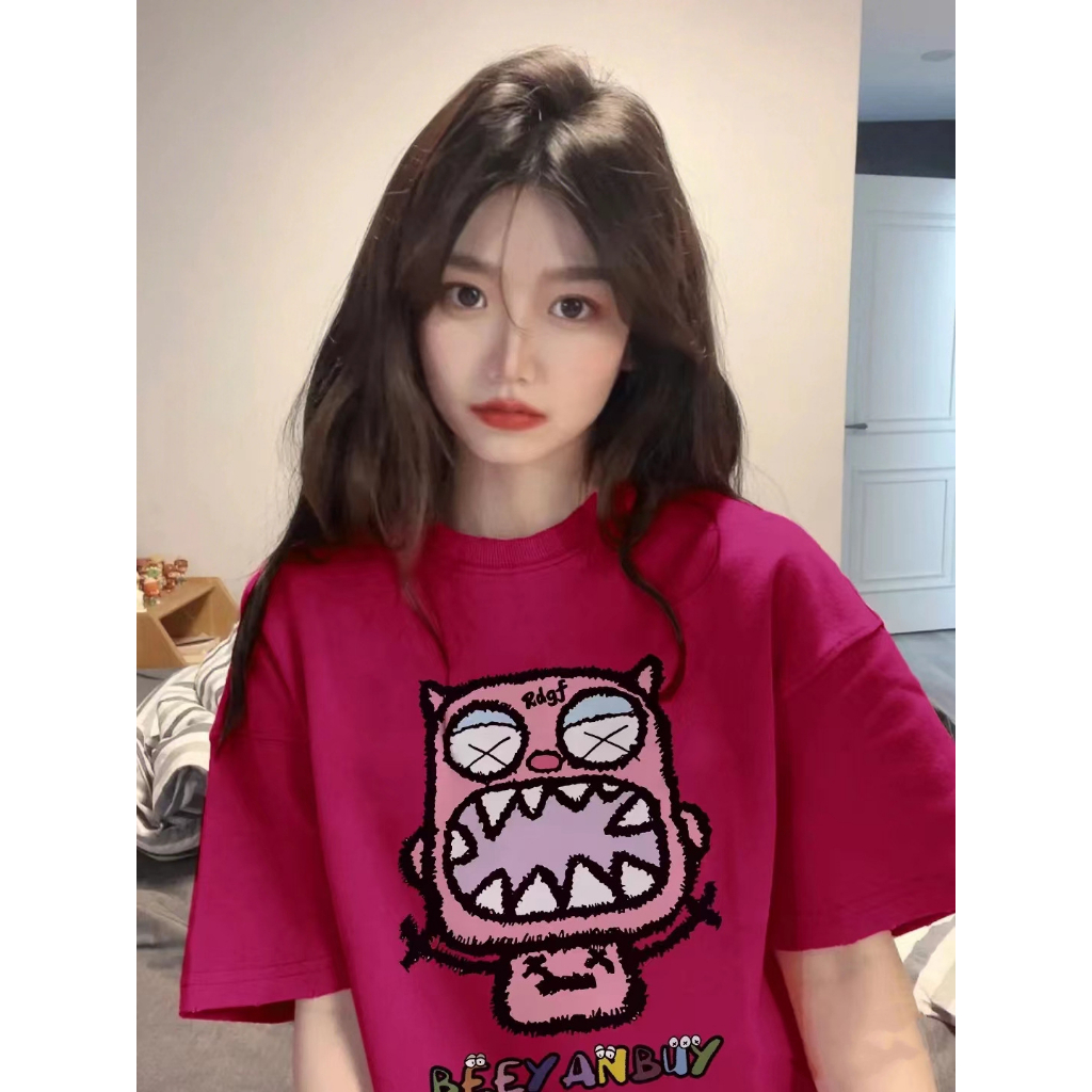 Áo Thun Cotton Thêu Hình Doremon Pha Màu Cổ Sơmi Dễ Thương Đáng Yêu Áo Phông Vải Mát Thấm Hút Mồ Hôi Ngắn Tay Dáng Rộng