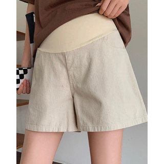 Quần đùi bầu chất 100% cotton mềm mại thoáng khí, Quần đùi bầu cạp cao