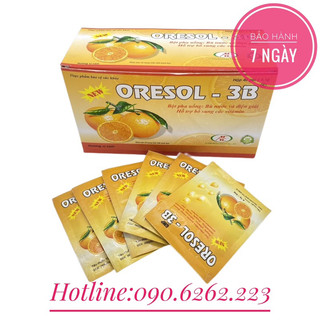 Oresol 3b bù nước và điện giải hương cam - hộp 40 gói