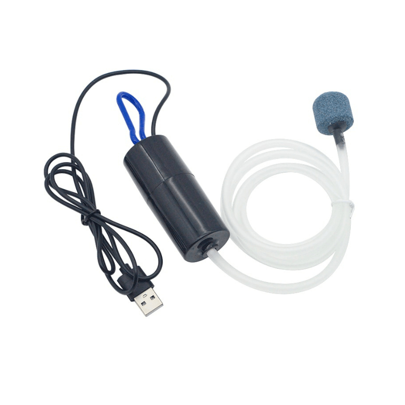 MÁY SỦI OXY MINI SIÊU ÊM CHẠY BẰNG USB, SỬ DỤNG TỐT KHI ĐI CÂU CÁ