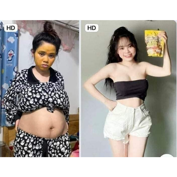 Mị Hương Đánh Bay Mỡ Thừa Ngũ Cốt Giảm Mỡ Mát Cha Lá Sen, Giảm Cân Hương Coffee Sữa