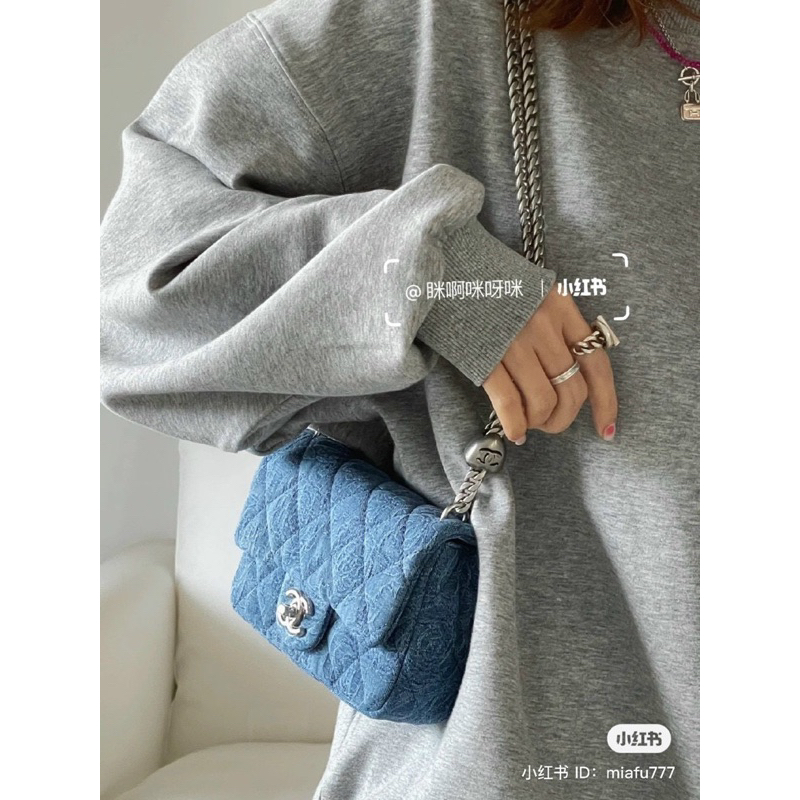 Tuia đeo chéo đeo vai Xaleo fullbox nam châm đẹp chất jeans W166-20