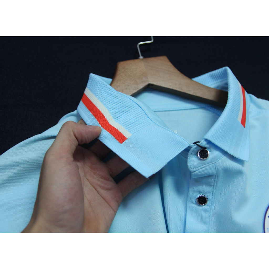 Áo polo Man City xanh 23/24 - chất liệu thoáng mát cao cấp