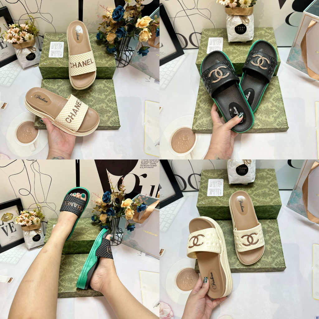 Dép Quai Ngang Nữ - Dép Thời Trang Đi Biển, Du Lịch Ngày Hè 2301-8 2301-15