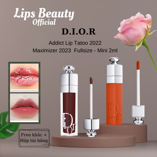 Son dior addict lip tattoo new 2022, son dưỡng dior addict lip maximizer 2023, lips beauty official