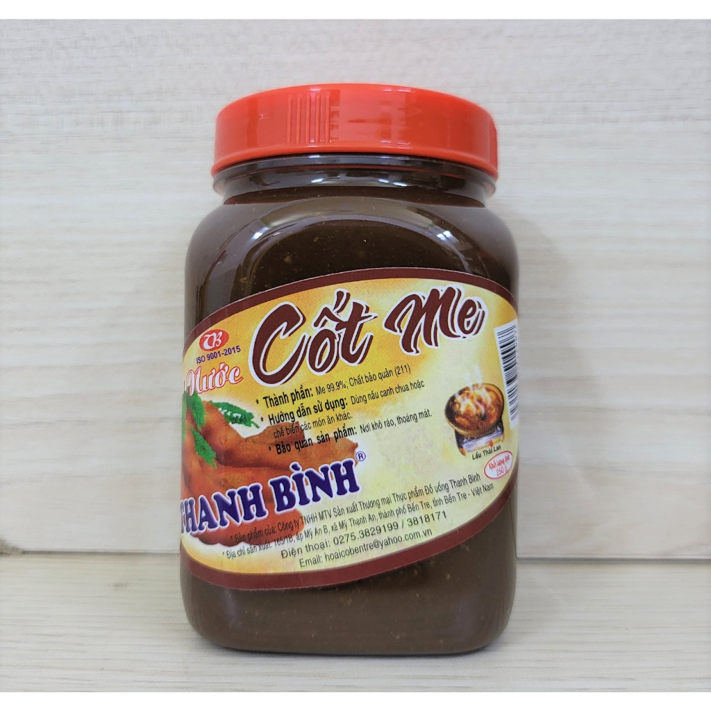 (hủ 250g) NƯỚC CỐT ME THANH BÌNH Mashed Tamarind Juice