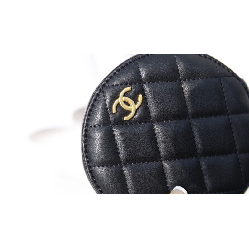 Túi đeo chéo Xaleo mini dây quả cầu fullbox nam châm size 13 chần trám đen tag vàng W166-13