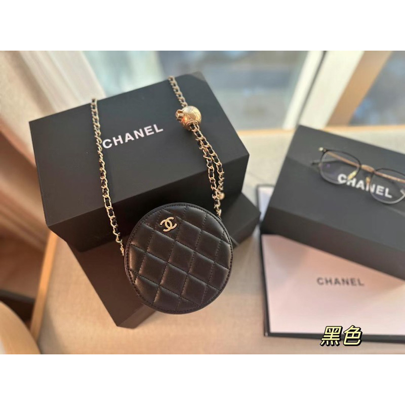 Túi đeo chéo Xaleo mini dây quả cầu fullbox nam châm size 13 chần trám đen tag vàng W166-13