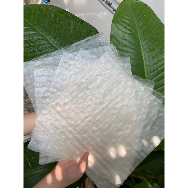 Bánh Tráng Bình Định Vuông Nhúng Cuộn - Tráng bằng máy dẻo dai)
