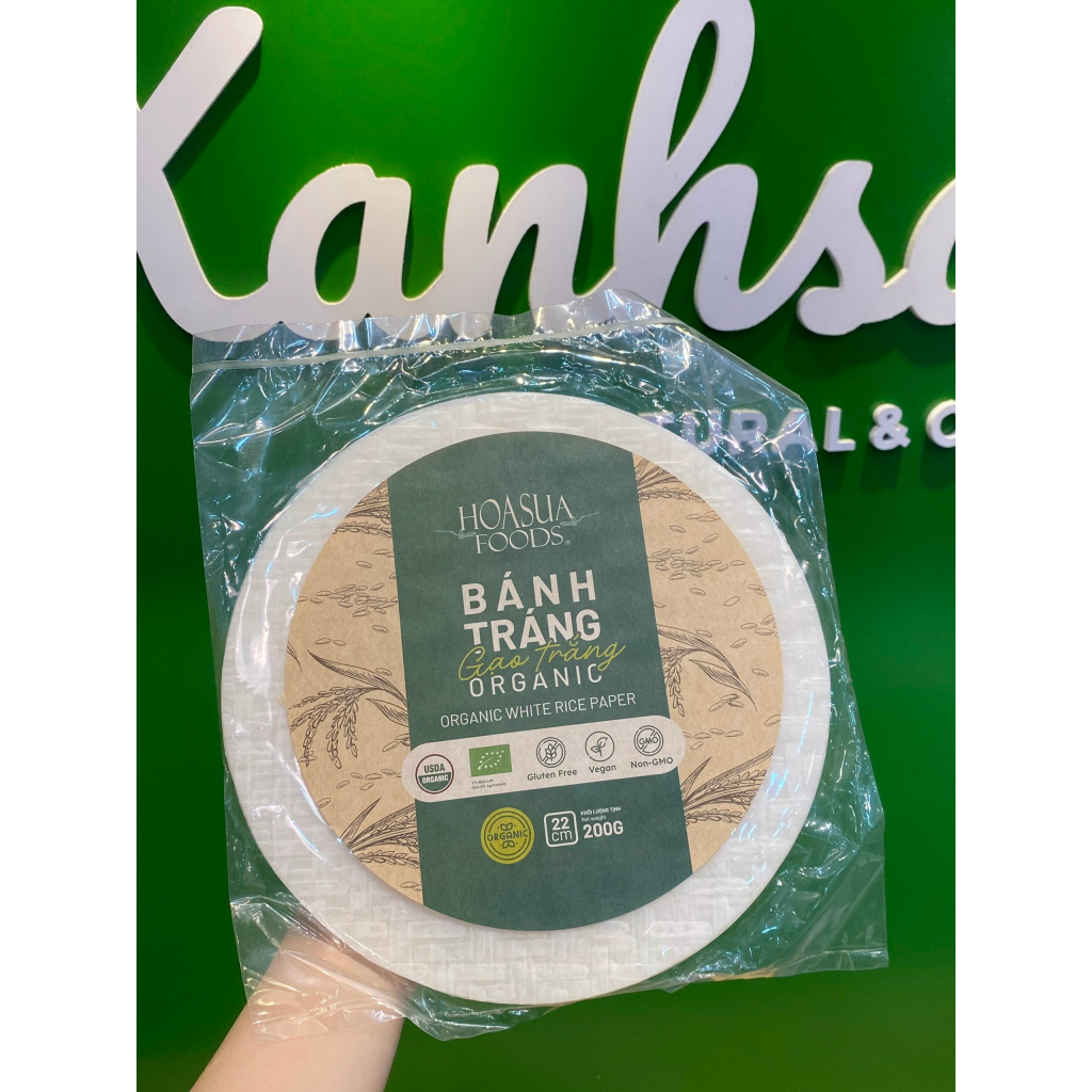 Bánh tráng gạo lứt hữu cơ HOA SỮA FOODS - Date: 23/10/2023