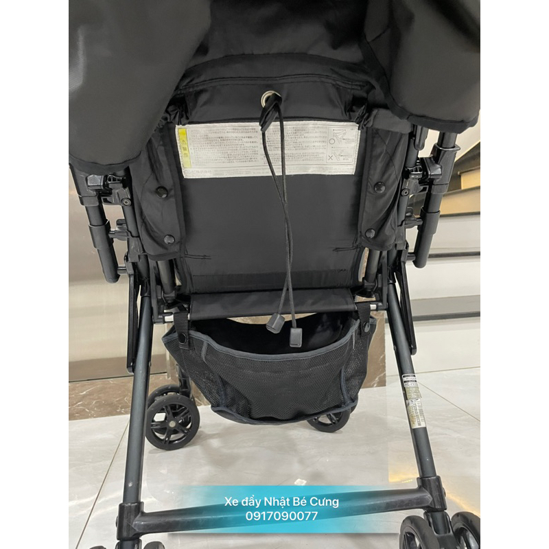 Xe đẩy combi mechacal first siêu gọn nhẹ màu đen