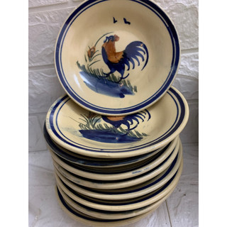 sét 2 dĩa con gà 15 cm