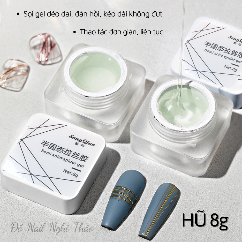 Gel nhện trong suốt chà tráng gương 8g JELIVA