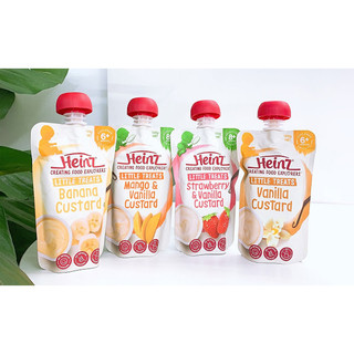 Váng Sữa Heinz Custard Úc thơm ngon béo ngậy cho bé 6 tháng tuổi 8 tháng tuổi trở lên