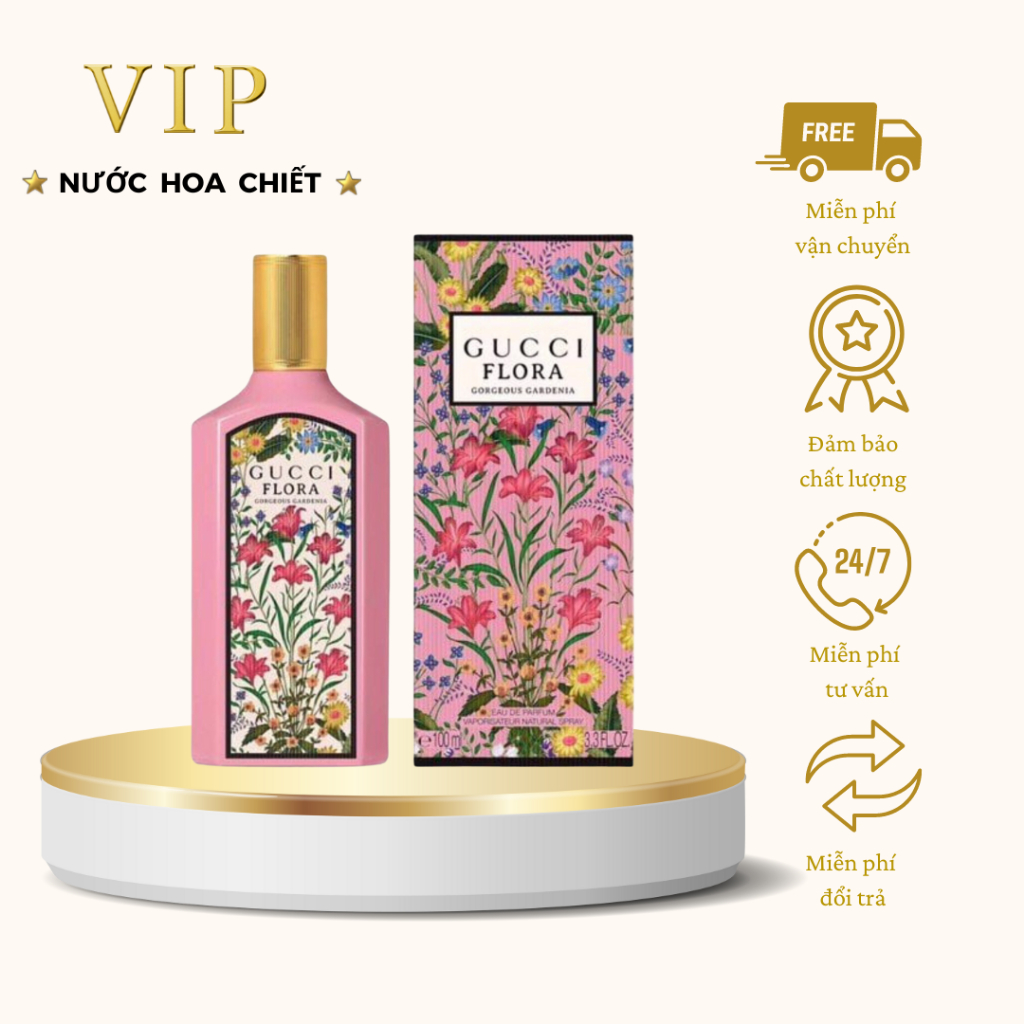Nước hoa dùng thử Gucci Flora Gorgeous Gardenia Test 10ml - VIP SHOP