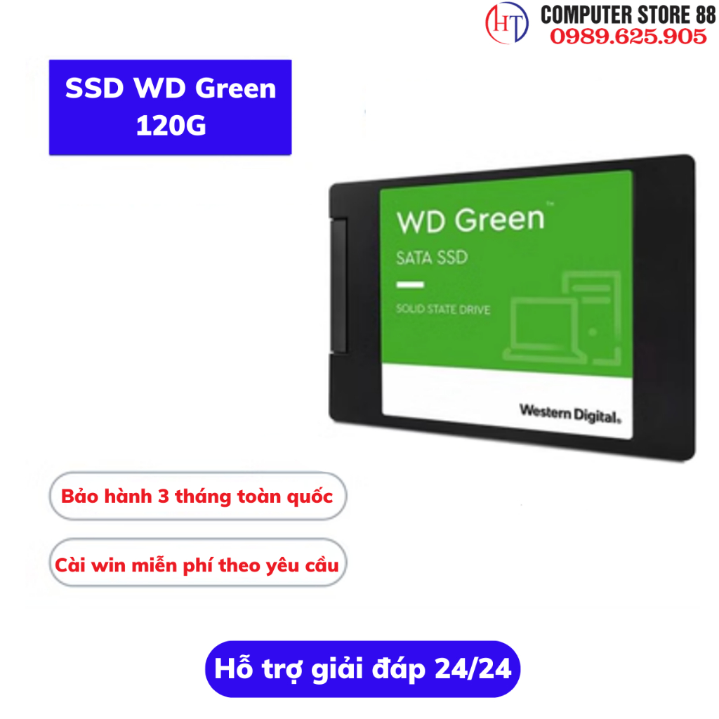 Ổ cứng SSD 120Gb chuẩn SATA 2.5in hàng bóc máy chính hãng Samsung,Kingston, Intel + tặng kèm miễn phí Cable chuẩn SATA 3 | BigBuy360 - bigbuy360.vn