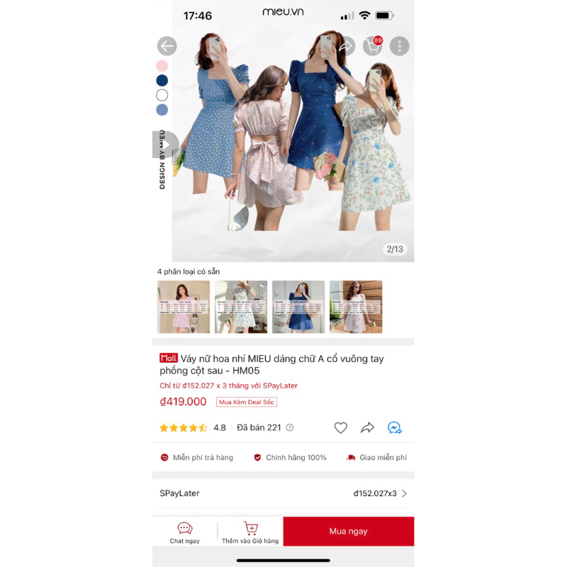 Đầm Mieu.vn size S