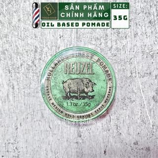 Sáp tạo kiểu Reuzel Green Pomade - 35gr - Chính hãng