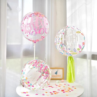 Jumbo Trang Trí Sinh Nhật, bóng in sẵn hình happy birthday size 20inch