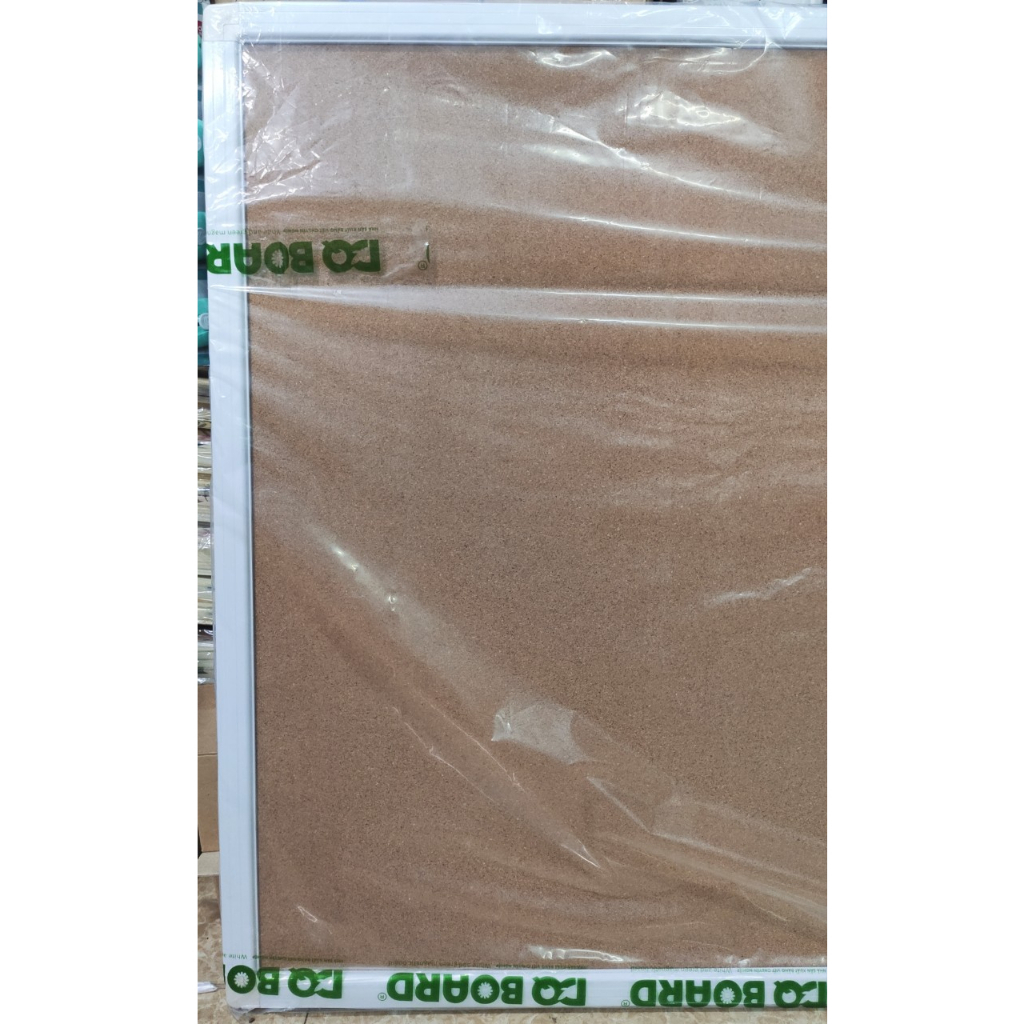 Bảng ghim bần khung nhôm cao cấp kích thước 100 x 120cm tặng kèm ghim