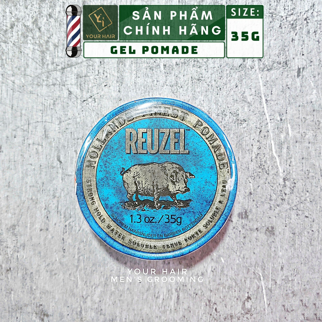 [Date 1/2026] Sáp vuốt tóc Reuzel Blue Pomade - 35g